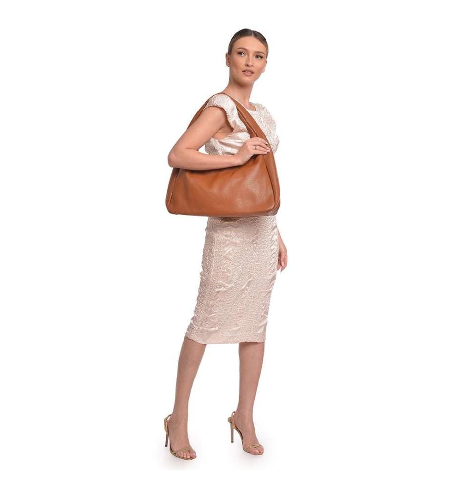 Hobo-Tasche - Cognac
