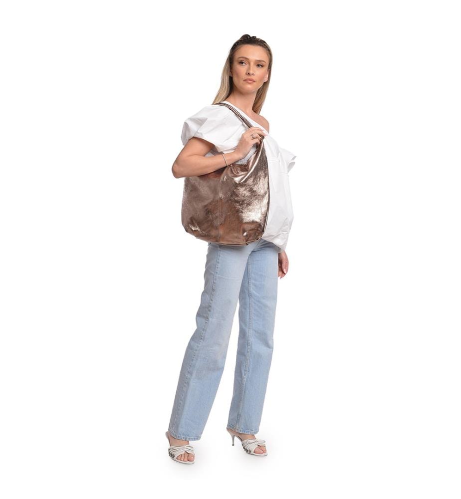Hobo-Tasche - Bronze