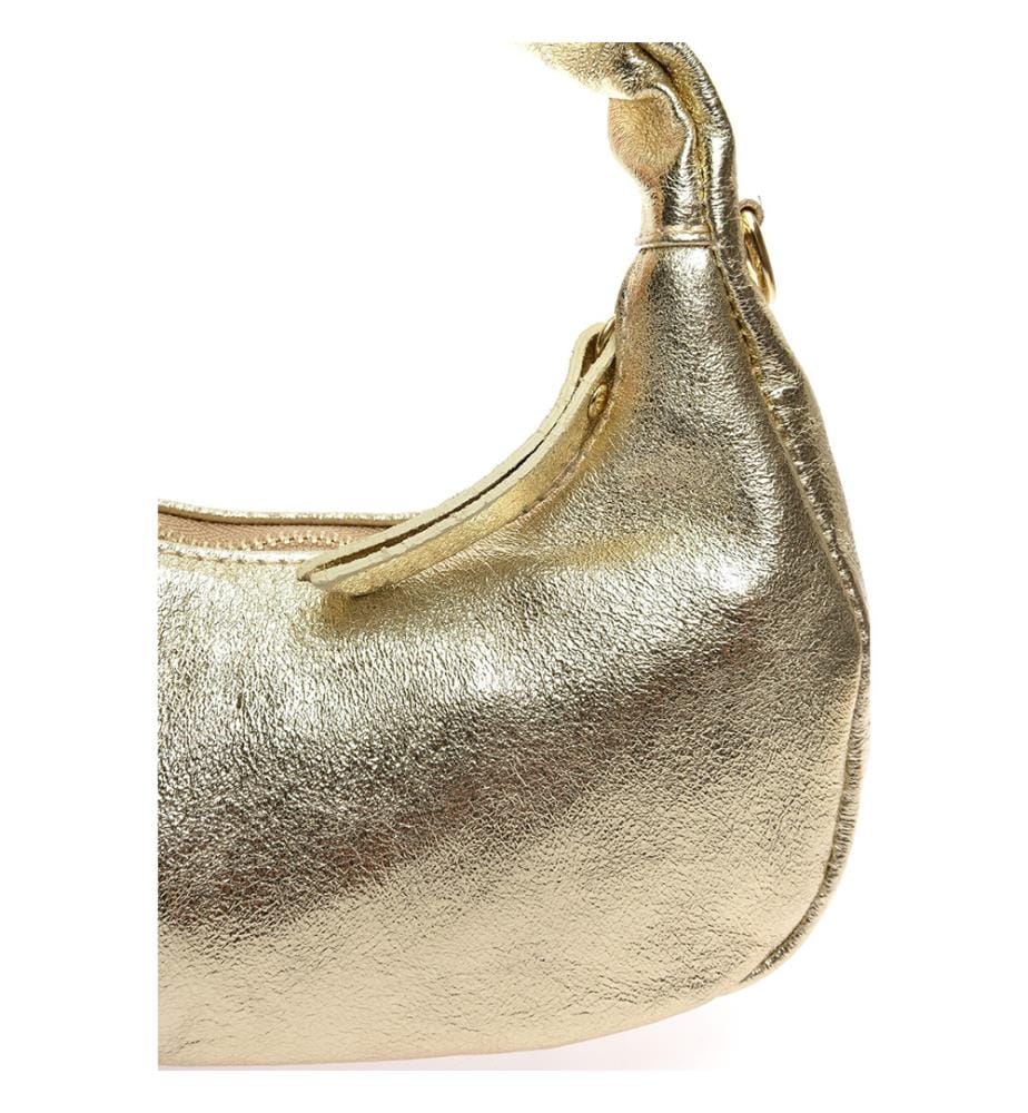 Hobo-Schultertasche - Gold