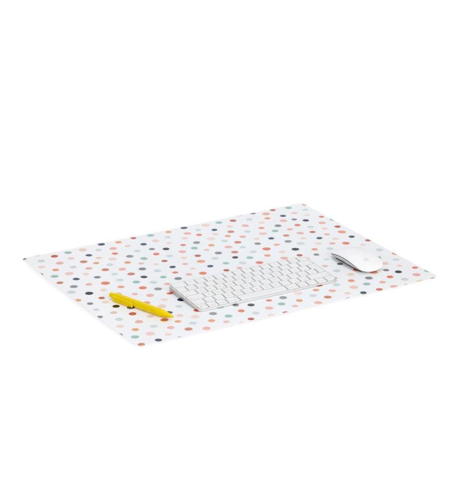 Dots Desk/Craft Mat, Plastic - Reusable