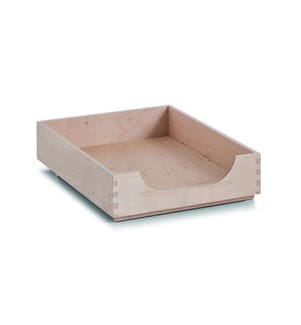 Storage box, birch - Brown