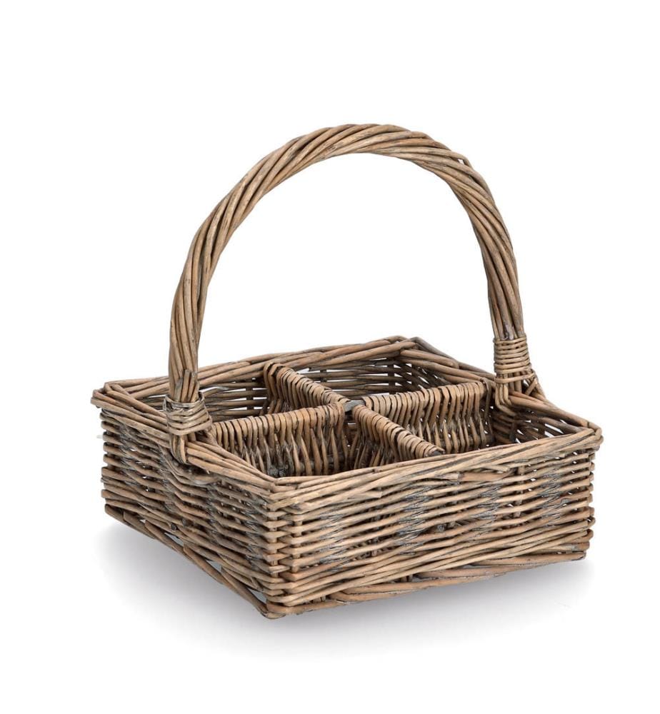 Carrying Basket, Wicker - Beige