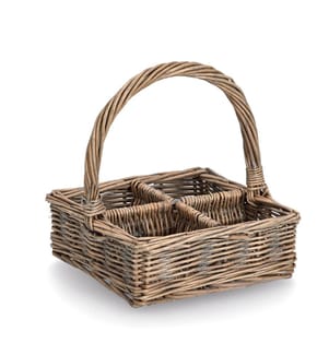 Carrying Basket, Wicker - Beige