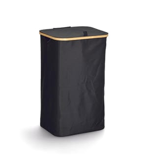 Laundry collector with carry bag, polyester - black
