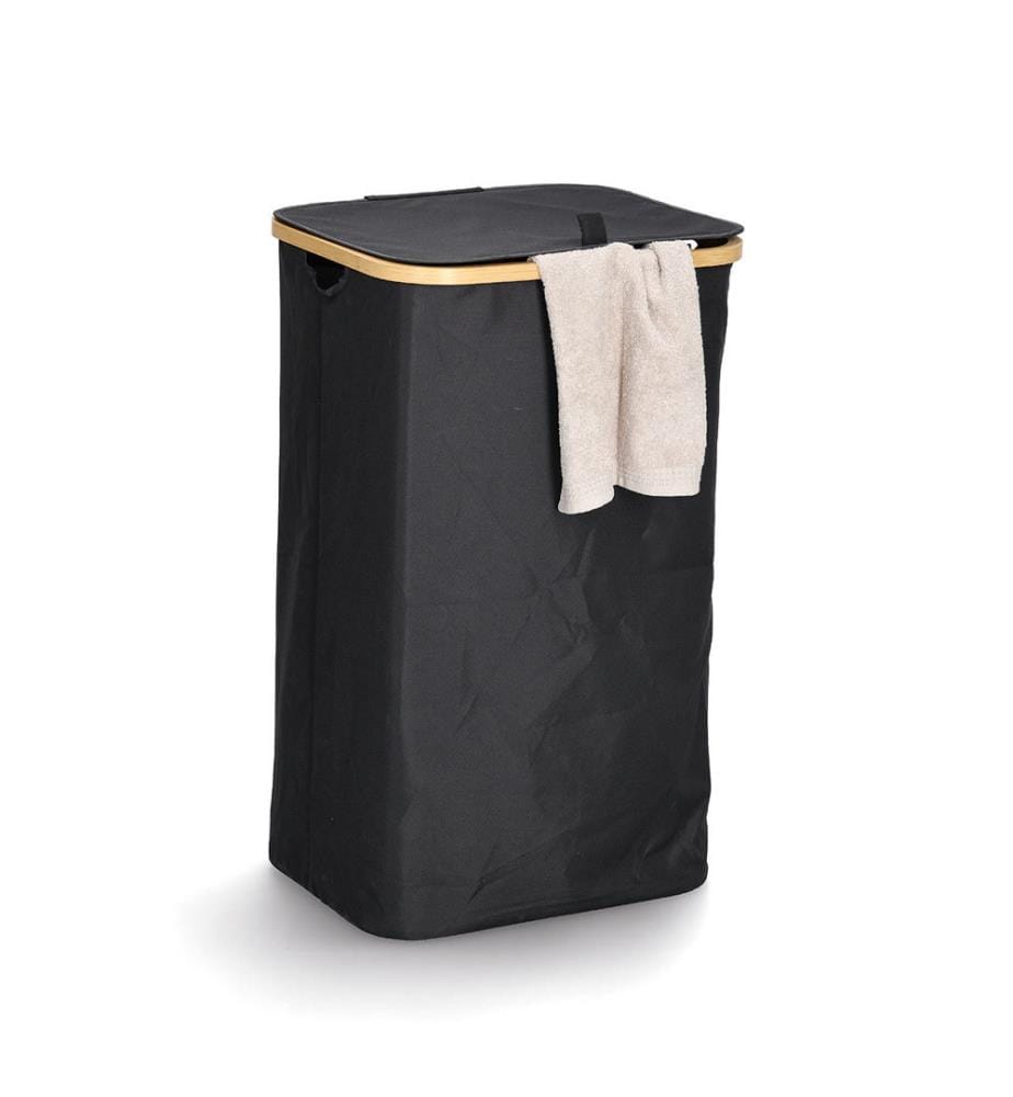 Laundry collector with carry bag, polyester - black