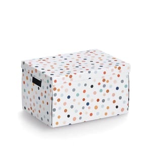 Dots Storage Box - Recycled cardboard