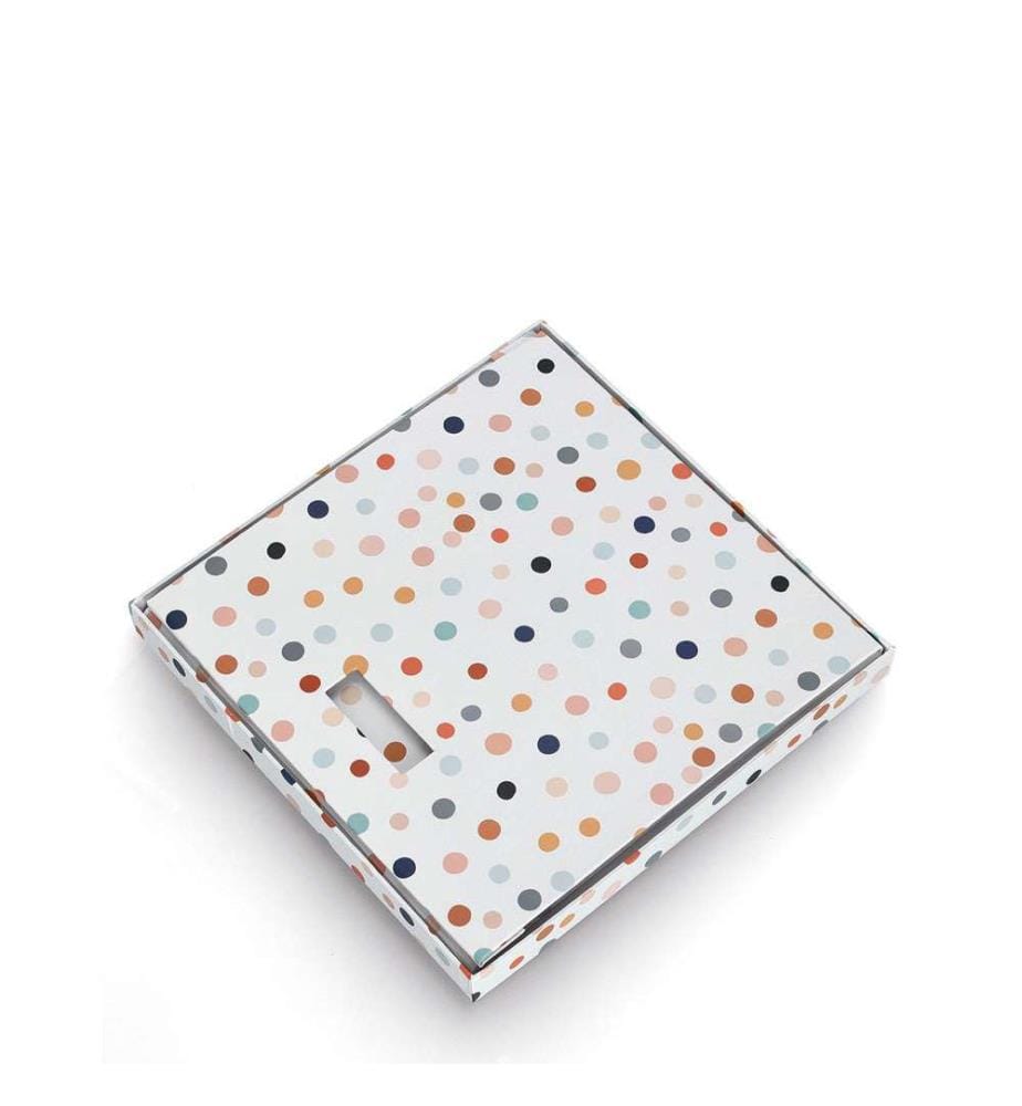 Dots Storage Box, Recycled Cardboard - Multicolor