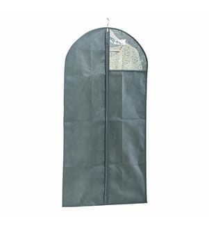 Clothes Bag With Fleece Window - Grey