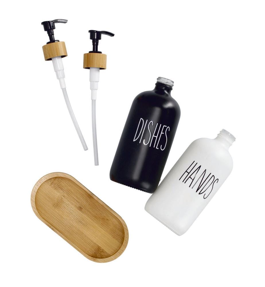 Soap dispenser set