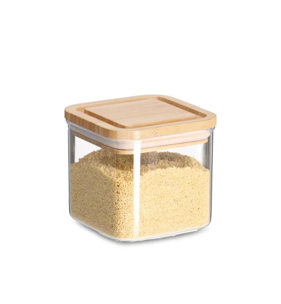 Boîte à Provisions M. Couvercle en Bambou - 500 ml