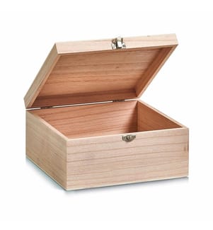 Wooden Storage Box - Brown