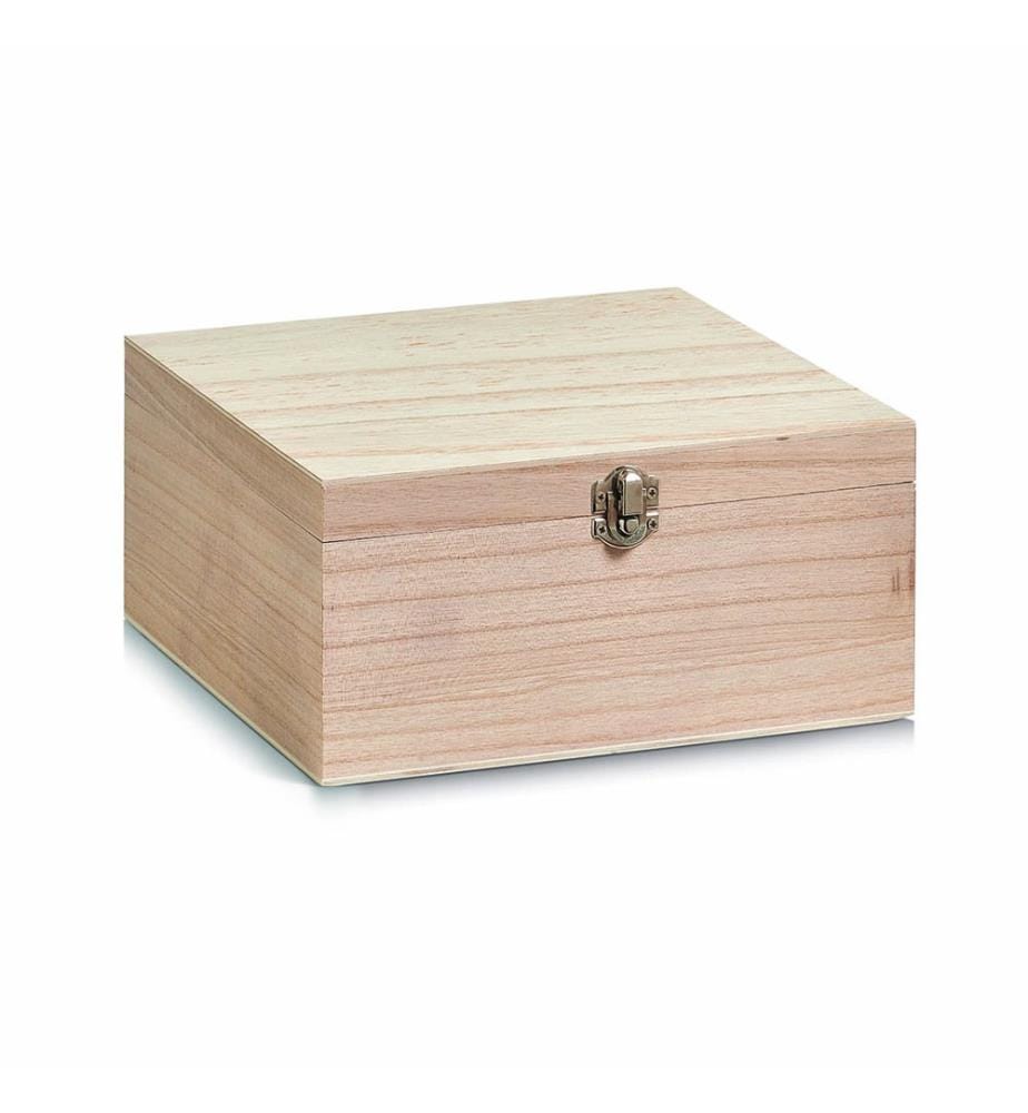 Wooden Storage Box - Brown