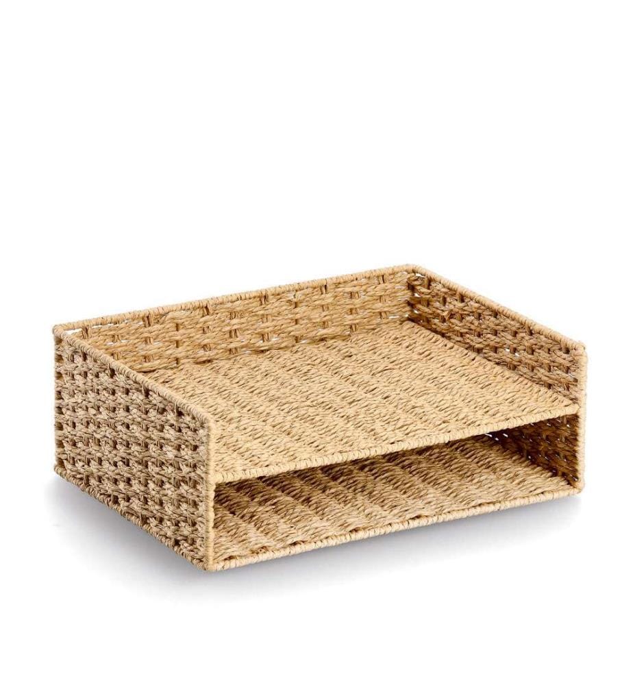 Document Storage, Woven Paper - Light Brown