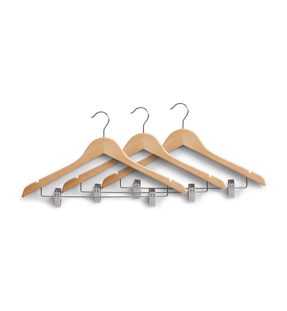 Clip Hangers 3 Piece Set Nature - 445 x 26 cm