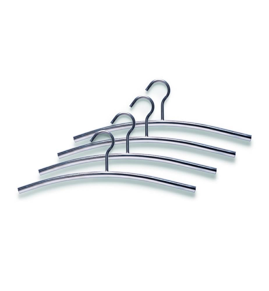 Lot De 4 Cintres Acier Inoxydable - Argenté