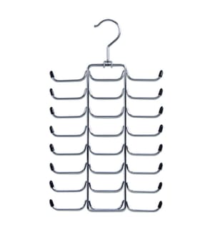 Chromed Metal Strap Tie-Holder