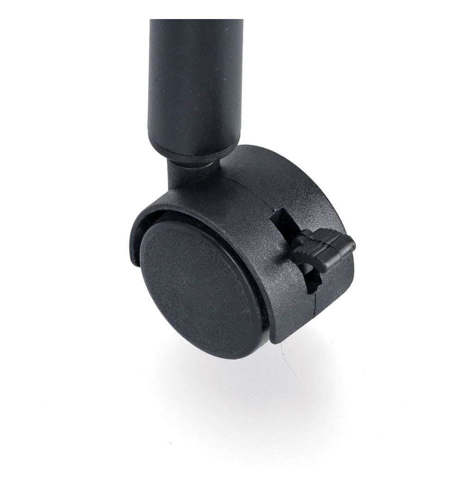 Coat Rack on Wheels, Metal/Plastic - Black