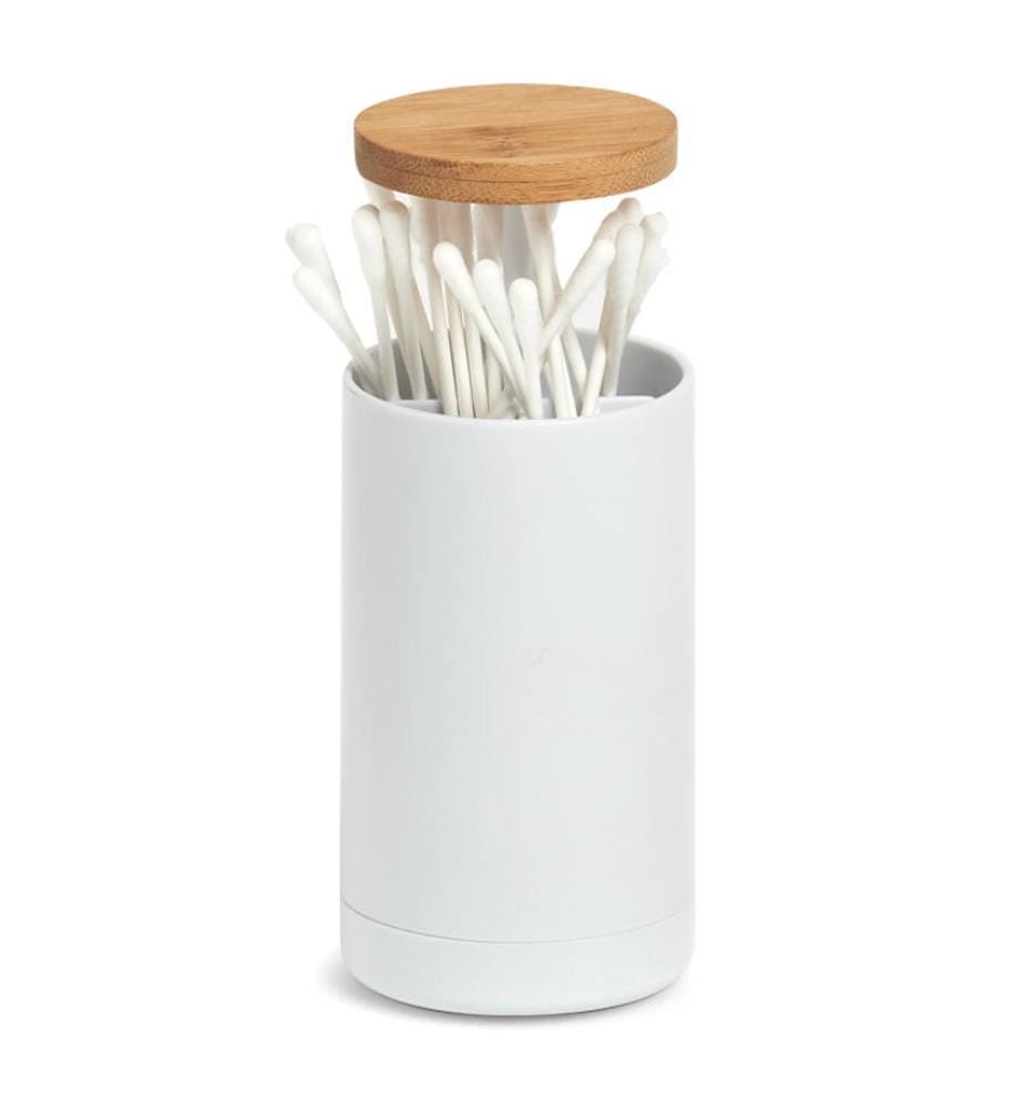 Coton-Tige Dispenser - White