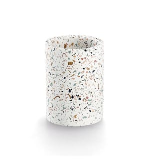 Terrazzo" toothbrush tumbler - cement