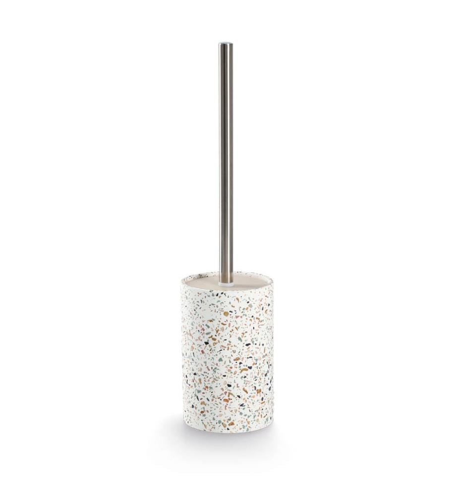 Terrazzo toilet brush - cement