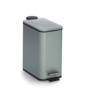 Pedal Bin With Soft Close, 5L, Metal/Plastic - Gray