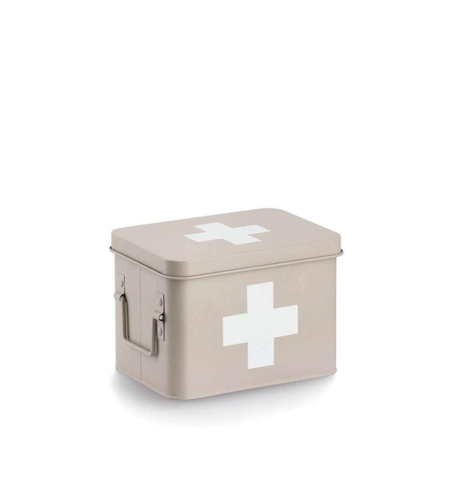 Metal Medicine Box - Beige