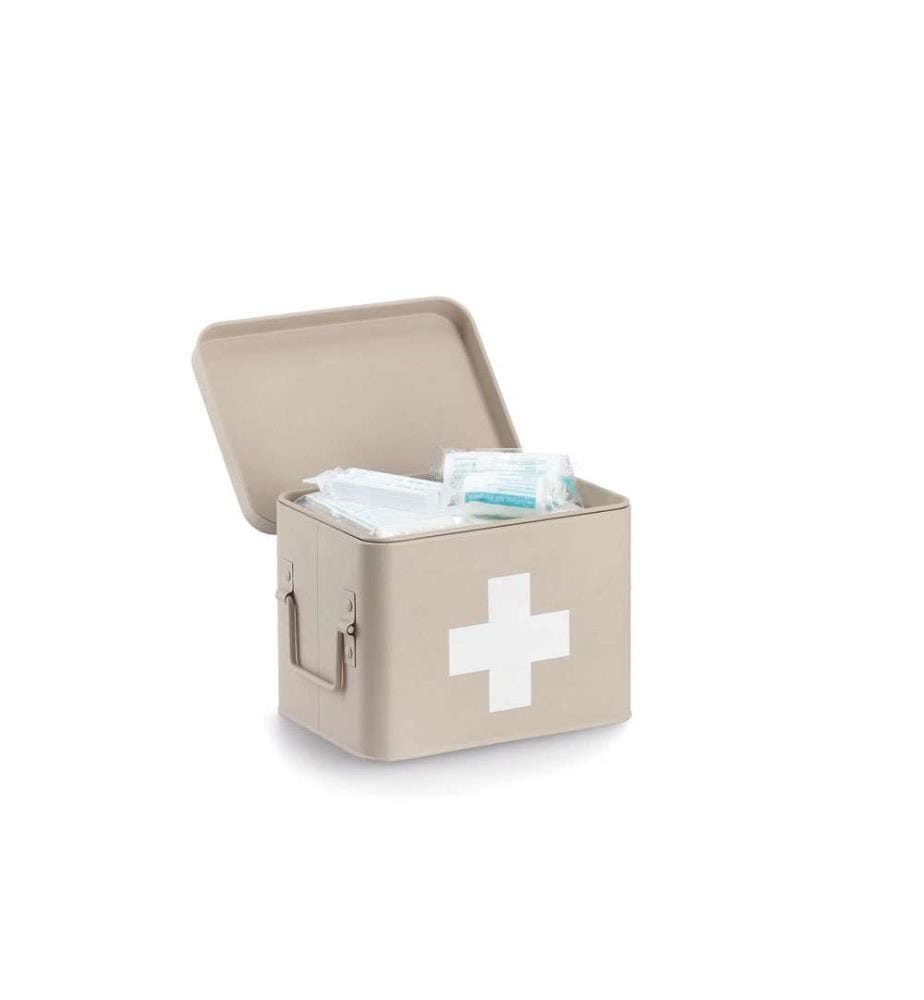 Metal Medicine Box - Beige
