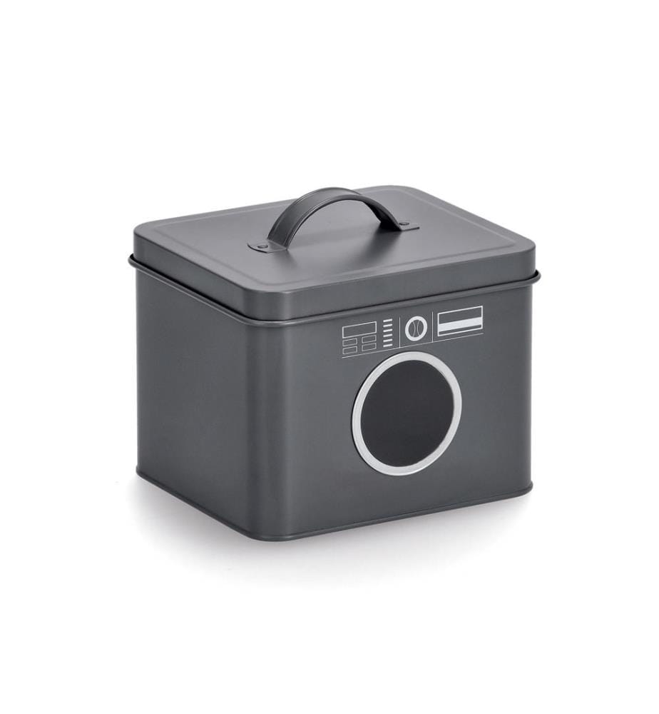 Washing powder box, metal - anthracite