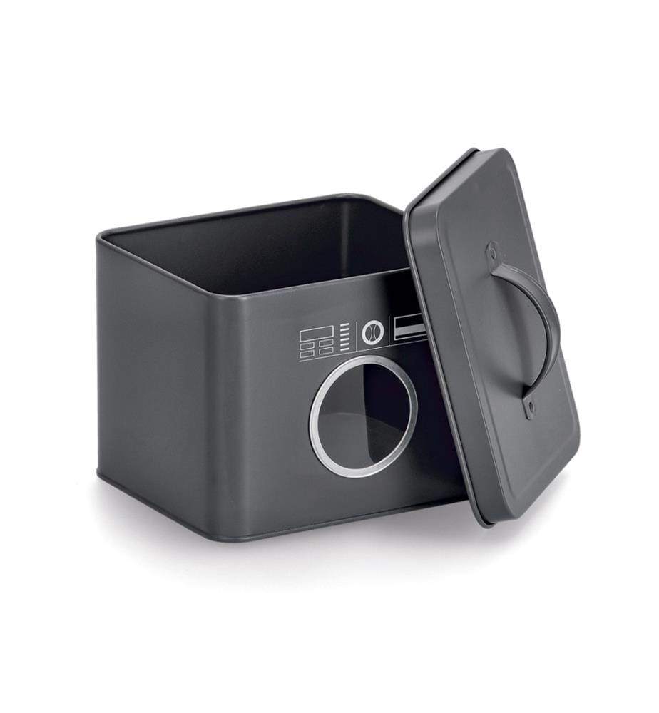 Washing powder box, metal - anthracite
