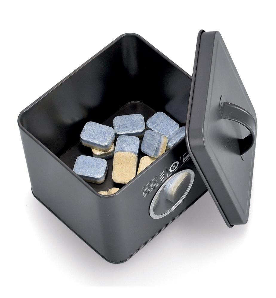 Washing powder box, metal - anthracite