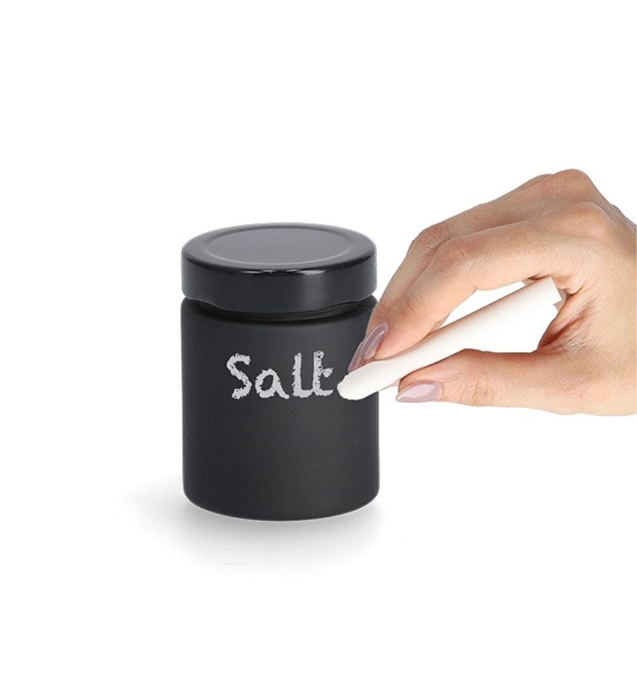 Spice Pot With Metal Lid - 150 ml - Black