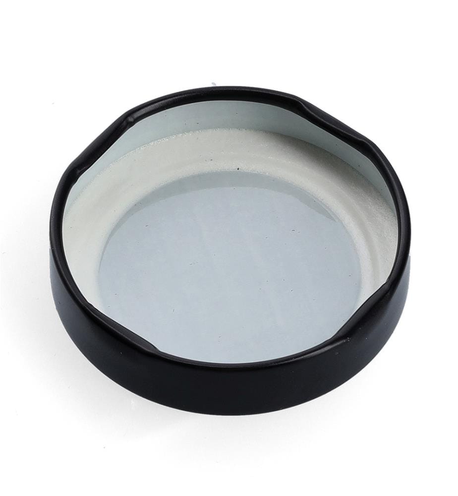 Spice Pot With Metal Lid - 150 ml - Black