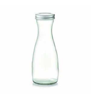 Glass Decanter With Metal Lid - 1000 ml