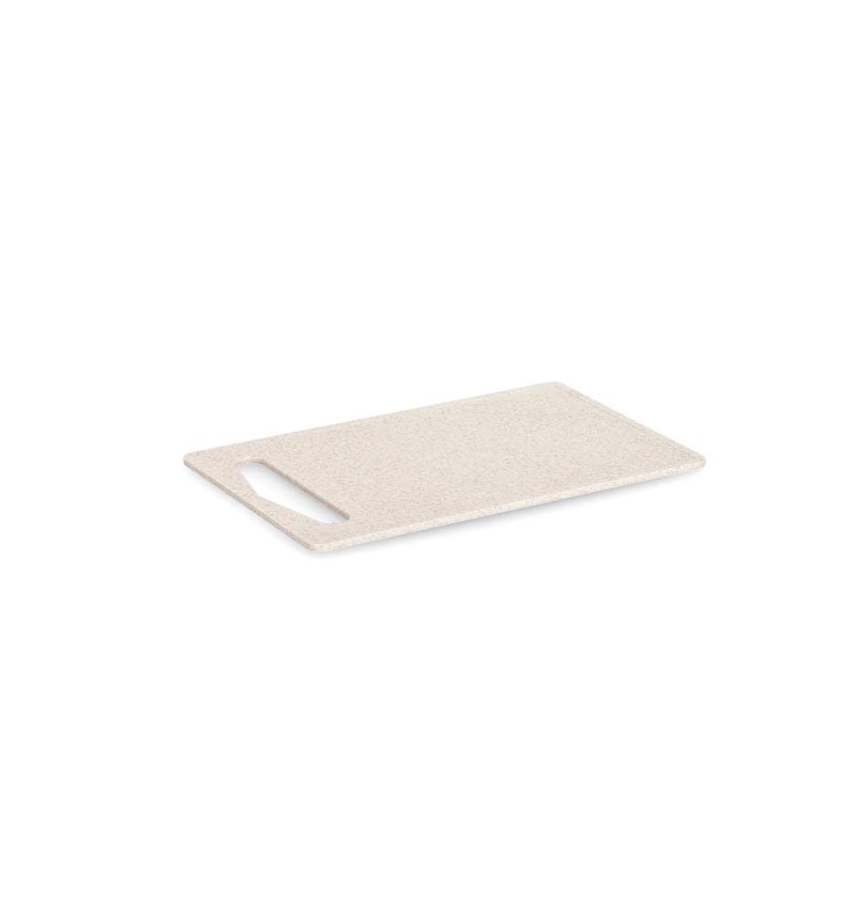 Planche à Découper plastique/paille de blé - Crème