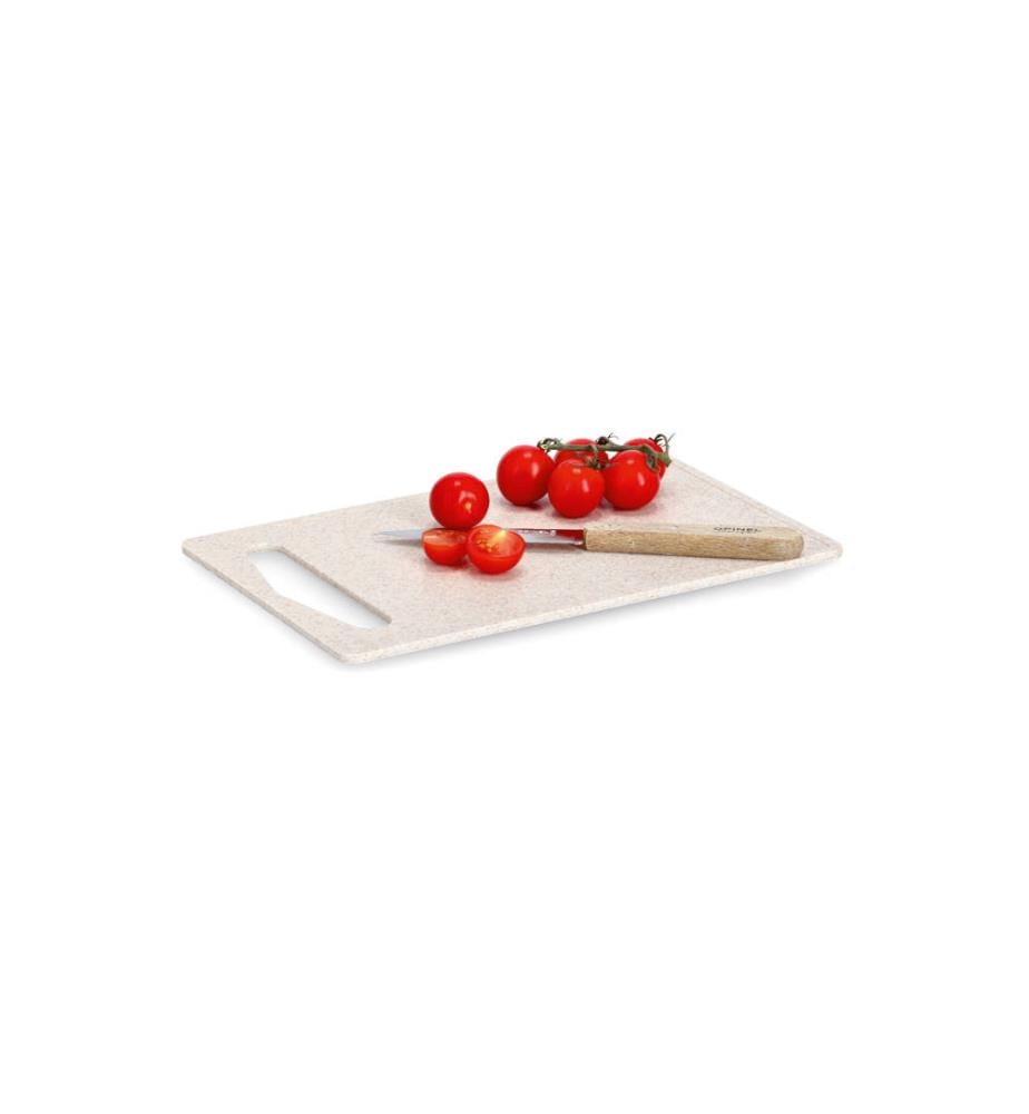Planche à Découper plastique/paille de blé - Crème