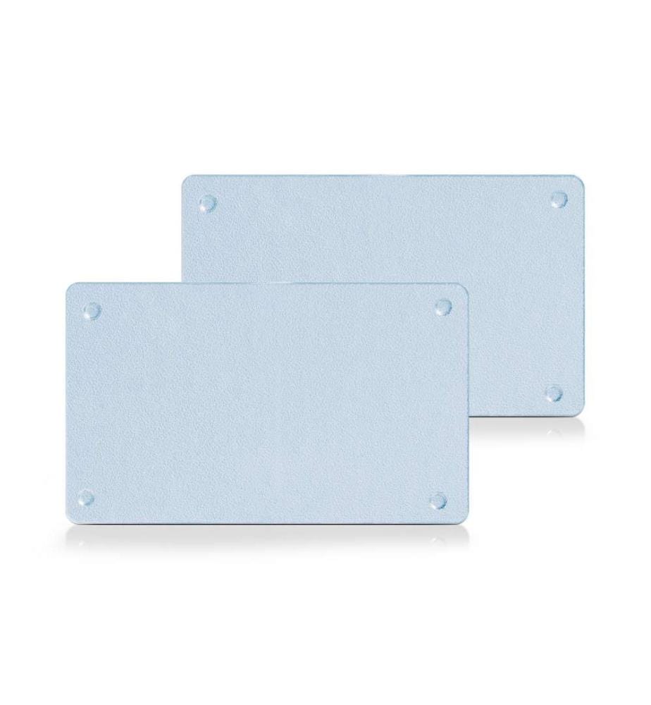 Set de planches à découper en verre, 2 pièces - Transparent