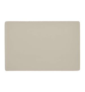 Placemat, imitation leather - cream