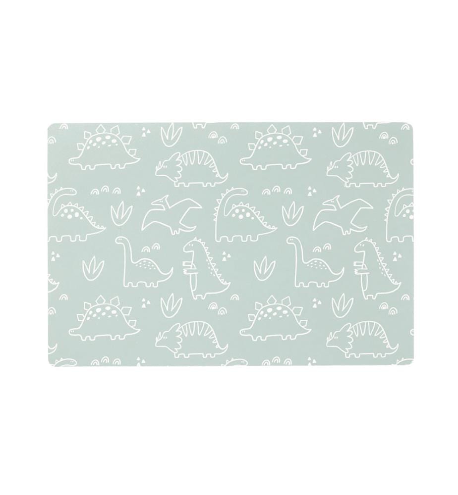 Set de Table Dino, Plastique - Bleu Clair