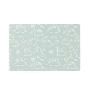 Placemat Dino, Plastic - Light Blue