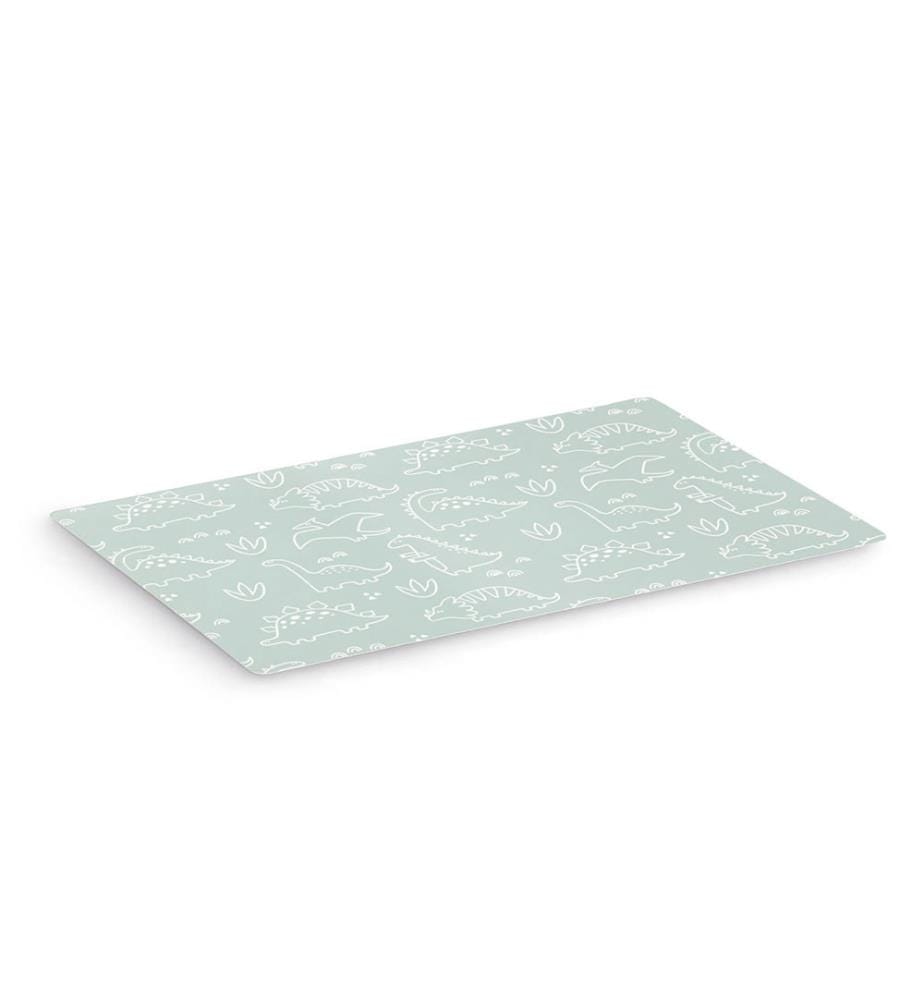 Set de Table Dino, Plastique - Bleu Clair