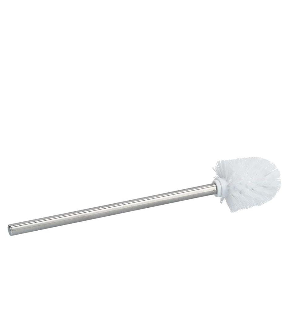 Replacement toilet brush, stainless steel - White