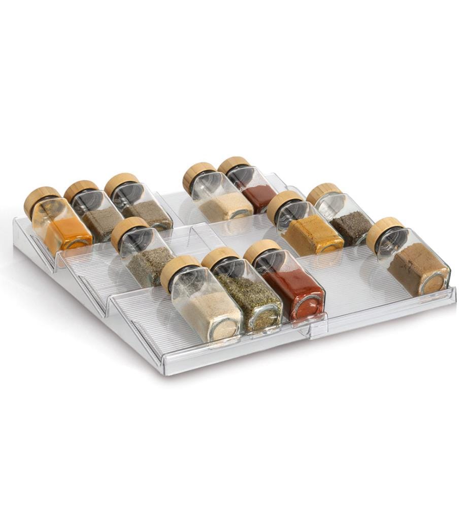 Spice jar drawer organizer set, 2 pcs,