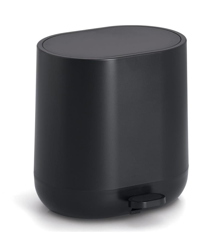 Pedal bin with soft close, 6 liters, plastic,