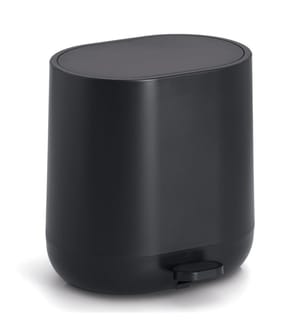 Pedal bin with soft close, 6 liters, plastic,
