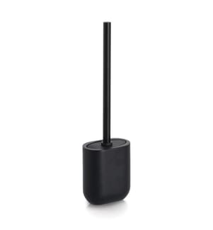 Toilet brush, polyresin/stainless steel/TPR, black