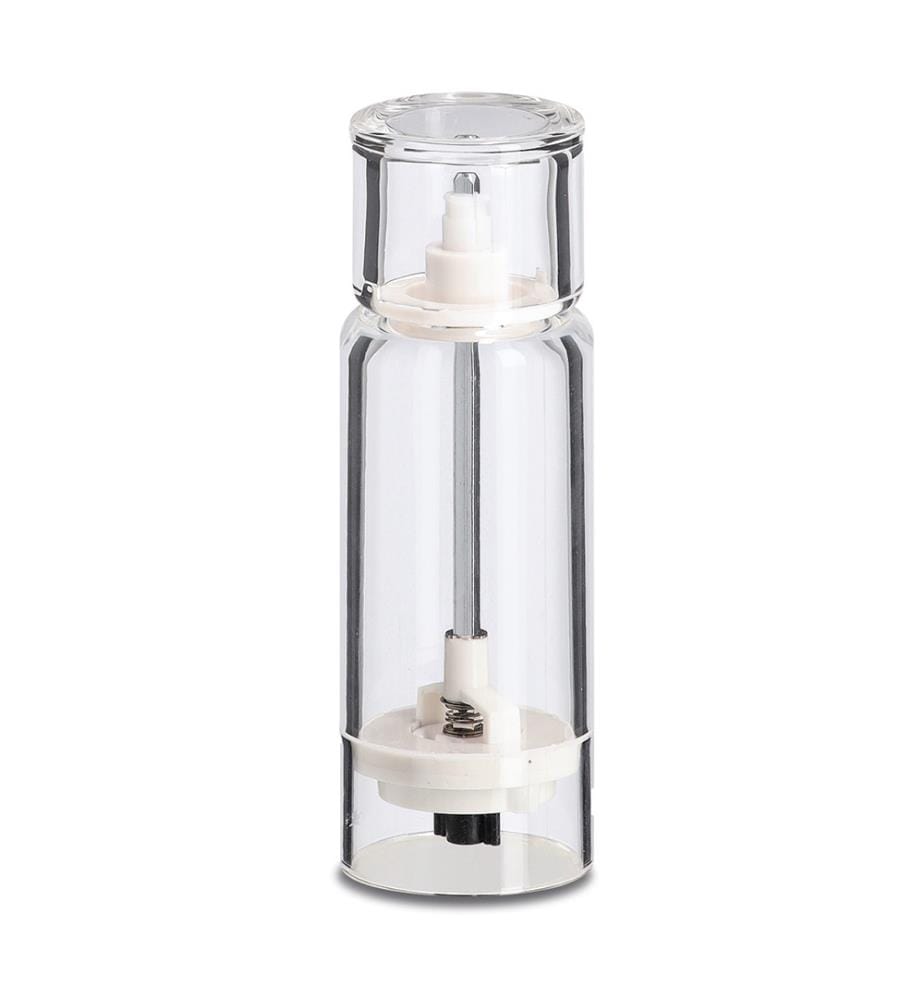 Salt/pepper mill, plastic, transparent