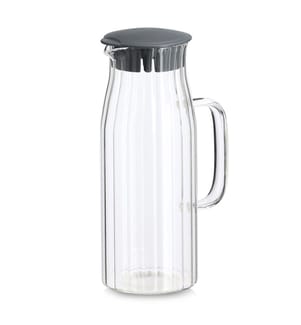 Glass carafe with plastic lid, 1000 ml,