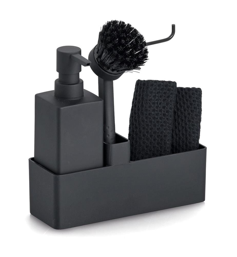 Sink organizer, plastic, black
