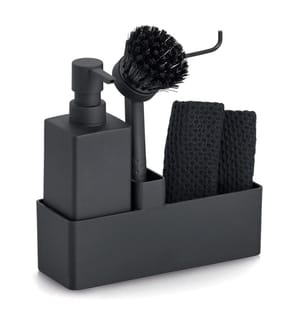 Sink organizer, plastic, black