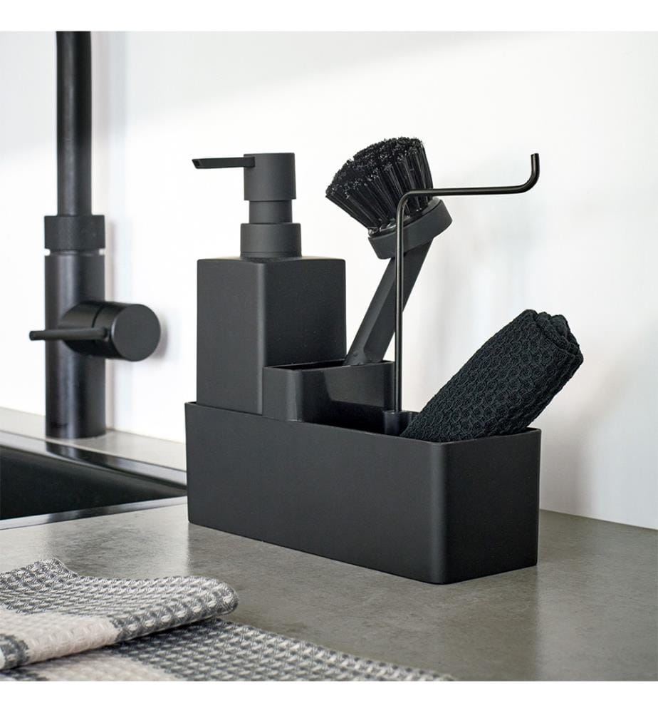 Sink organizer, plastic, black